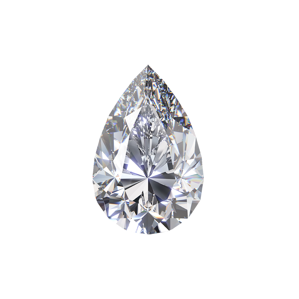 LOYA Companion Pet Diamond, pear shape